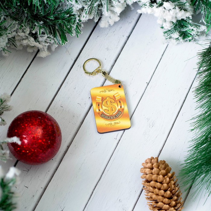 Брелок «Свинки», гжель, 4×5,6×0,3 см