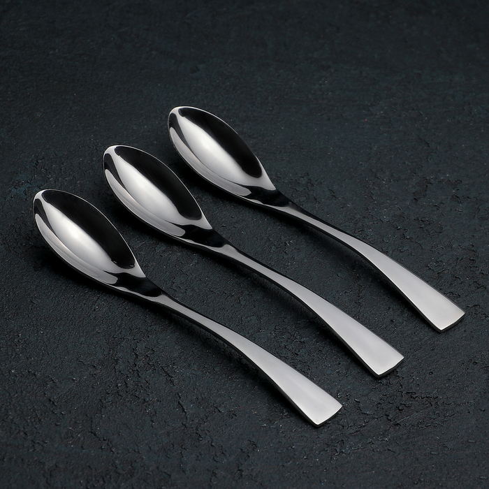 Набор ложек чайных 15 см "Стелс", 3 шт