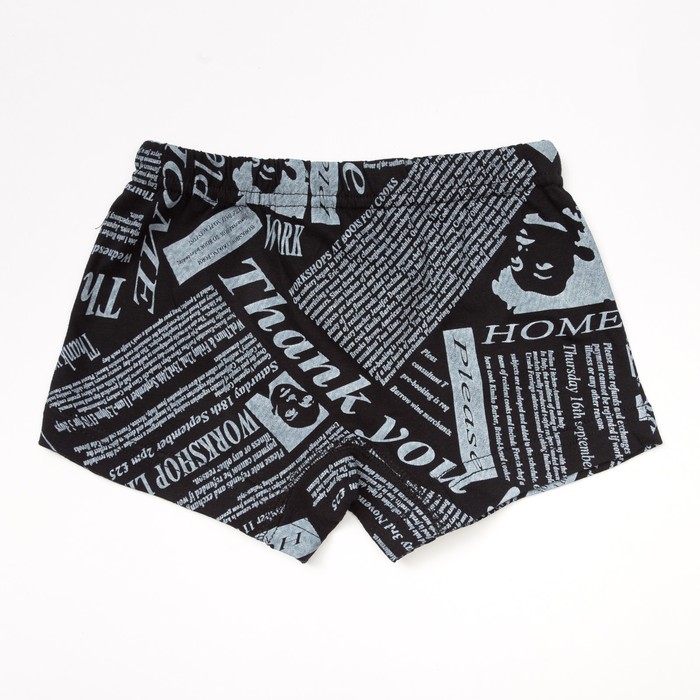 Трусы для мальчиков, набивка газета, 104-110 см (30)