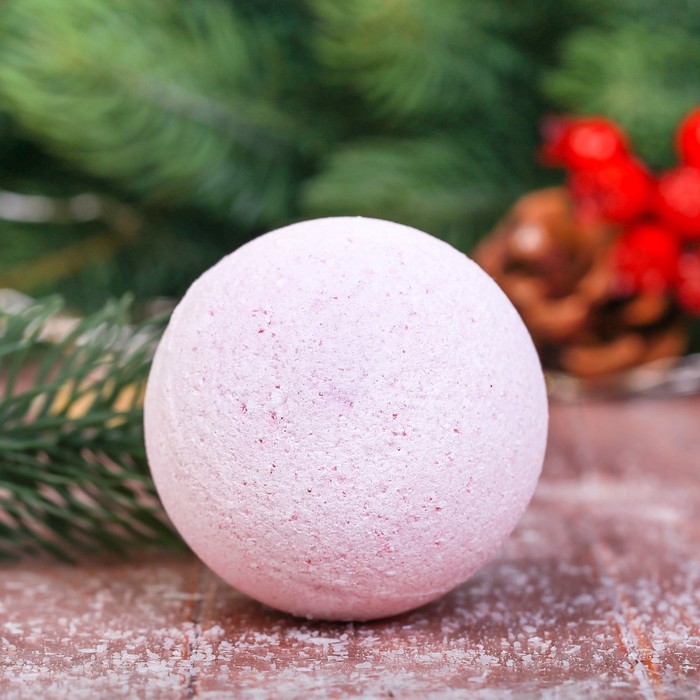 Детская бомбочка для ванны "Самой красивой" с ароматом малинового варенья