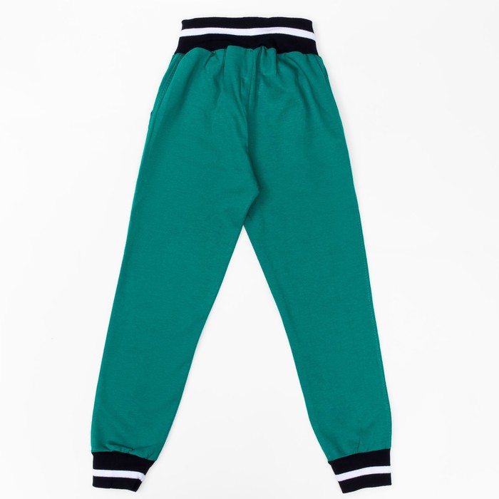 Брюки для мальчиков, цвет бирюза, 140-146 см (40)