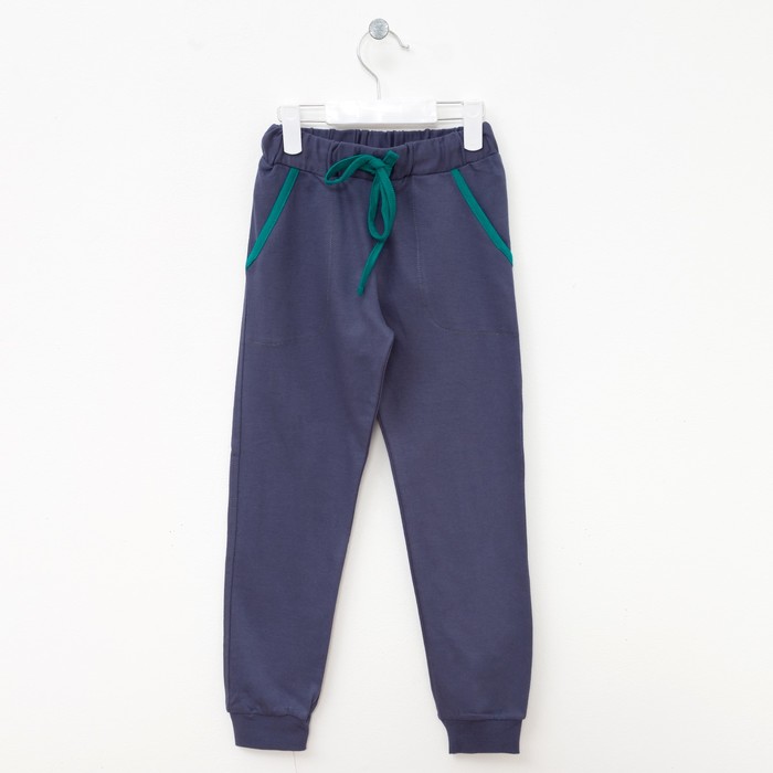 Брюки для мальчиков, цвет серый, 140-146 см (40)