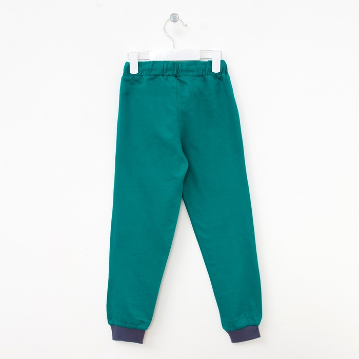 Брюки для мальчиков, цвет бирюза, 134-140 см (38)