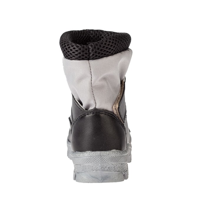 Дутики детские арт .7162 F (серый/чёрный) (р. 23)