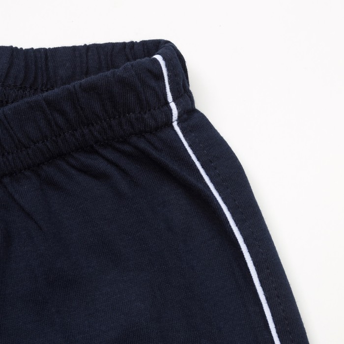 Шорты для мальчиков, цвет синий, 110-116 см (32)