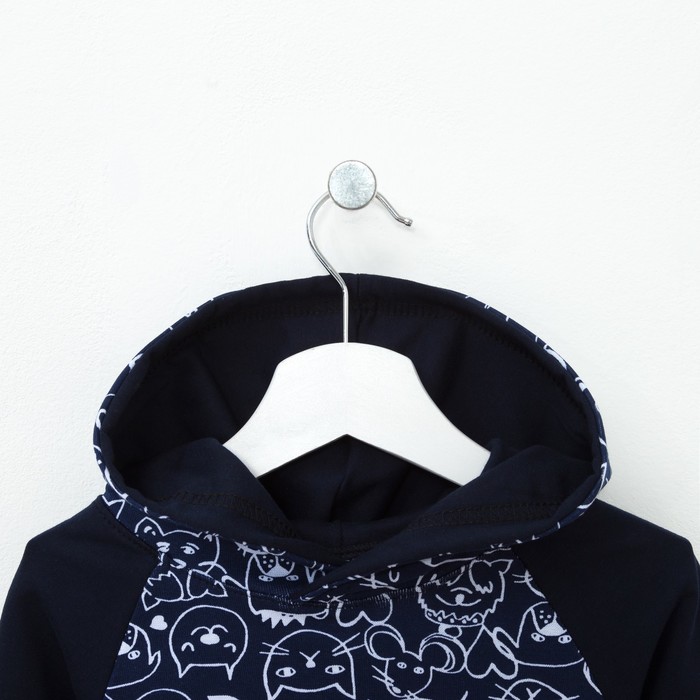 Спортивный костюм для девочки, рост 104 см, цвет серый