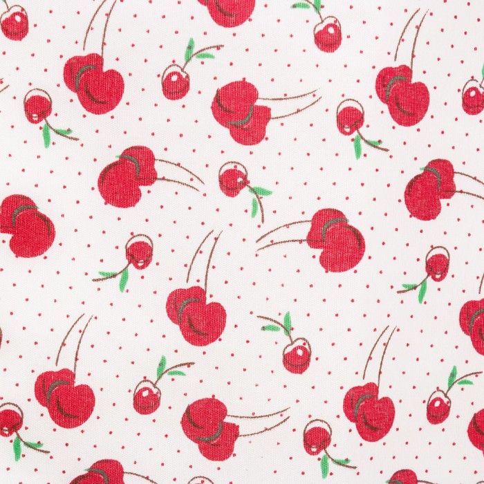 Кух. набор 3 пр.Доляна"Вишенки"прихватка 15x15см,рукавица 23х15см,фартук 48*68 см,100%п/э