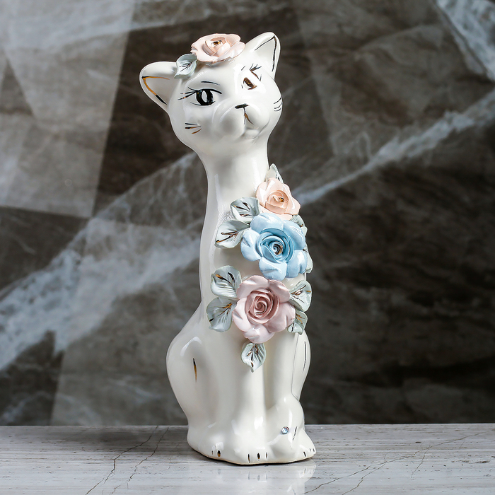 Копилка "Алиска" большая лепка гляне белый