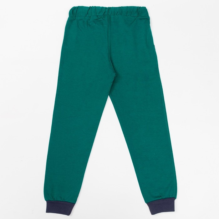 Брюки для мальчиков, цвет бирюза, 146-152 см (42)