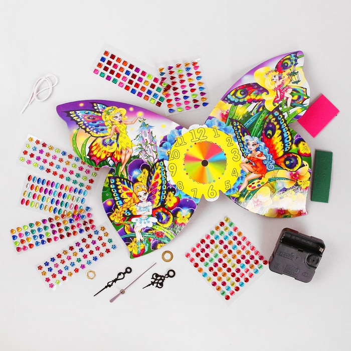 Набор креативного творчества "Настольные часы своими руками" серии Crystal Mosaic Clock CMC- 38512