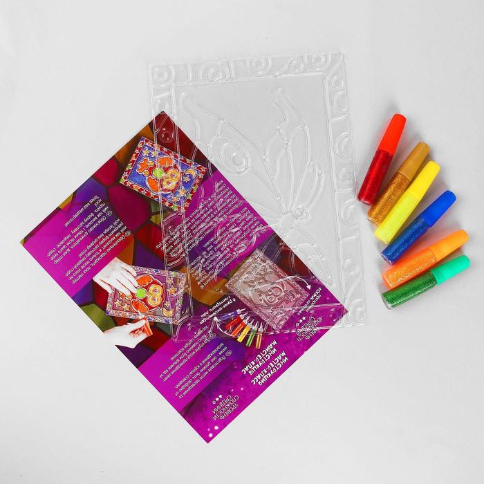 Набор креативного творчества «Витражная картина» серии «GLITTER DECOR» GD-01-04 GD-01-04