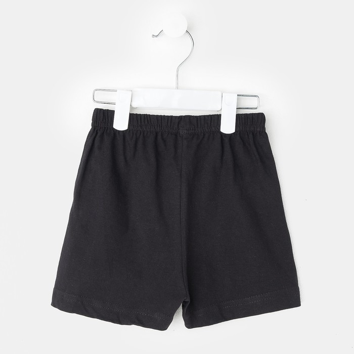 Шорты для мальчиков, цвет чёрный, 128-134 см (36)