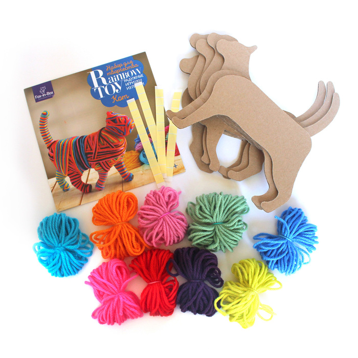 Набор для творчества "Игрушка из пряжи "Кот"