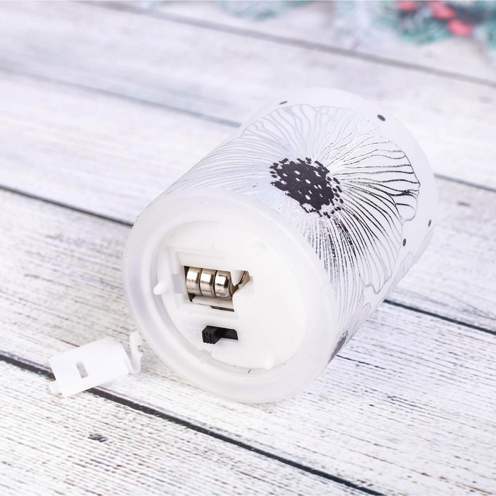 Набор электронных свечей "Цветы", 4 шт.