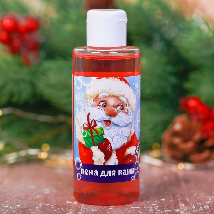 Детская пена для ванны "Чудес и волшебствав Новом году!" с ароматом земляники, 150 мл