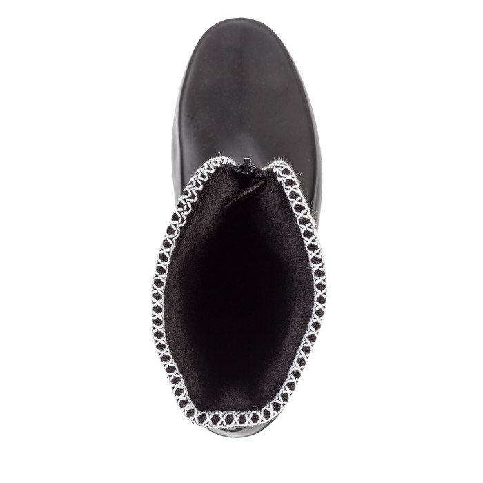 Полусапожки женские пвх утепленные арт. BHW30007-01 (чёрный) (р. 38)