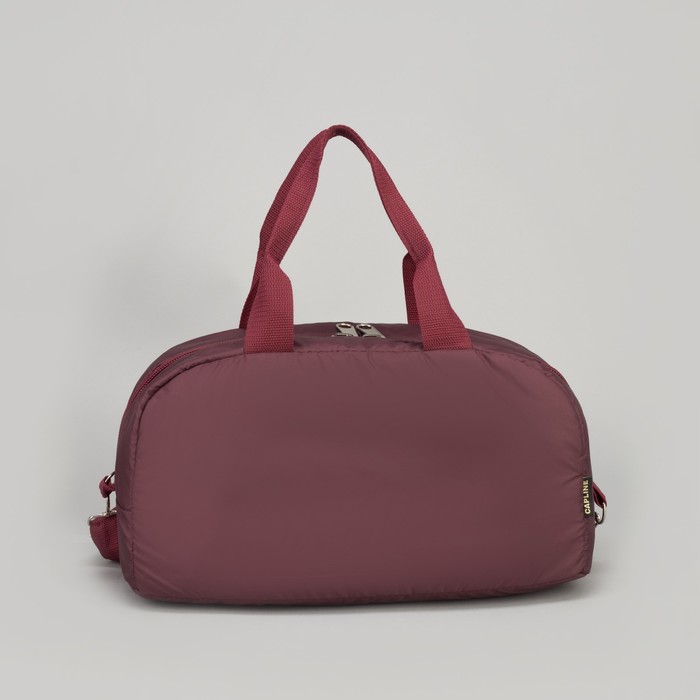 Сумка спортивная, отдел на молнии, наружный карман, цвет бордовый/фиолетовый