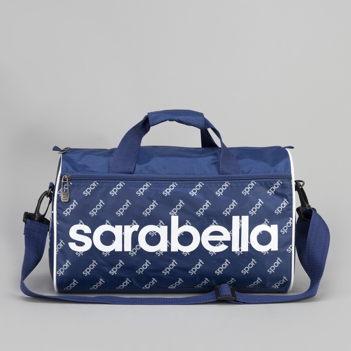 Сумка спортивная, отдел на молнии, наружный карман, отдел для обуви, цвет синий