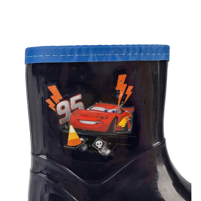 Сапоги детские пвх утеплённые арт. DRK00490-04-18 38 (чёрный/синий) (р. 32)