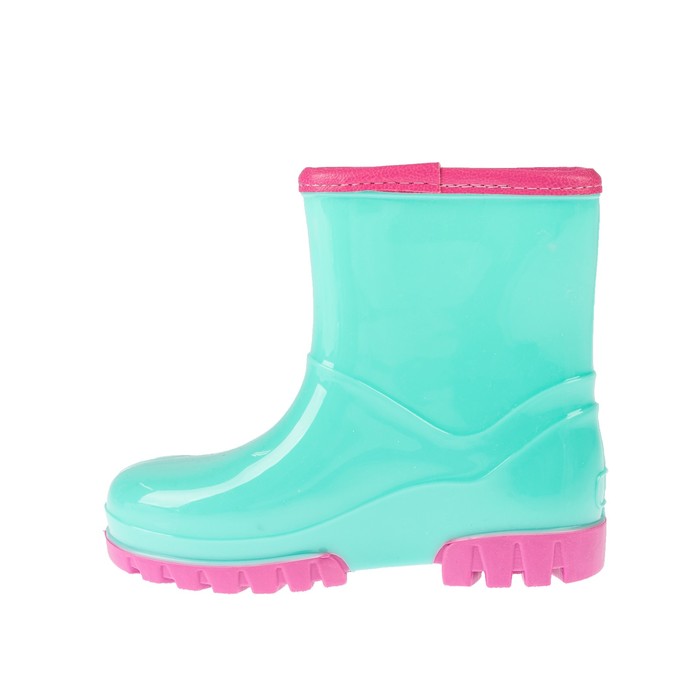 Сапоги детские пвх утеплённые арт. DRK00490-24-17 48 (бирюзовый/розовый) (р. 34)