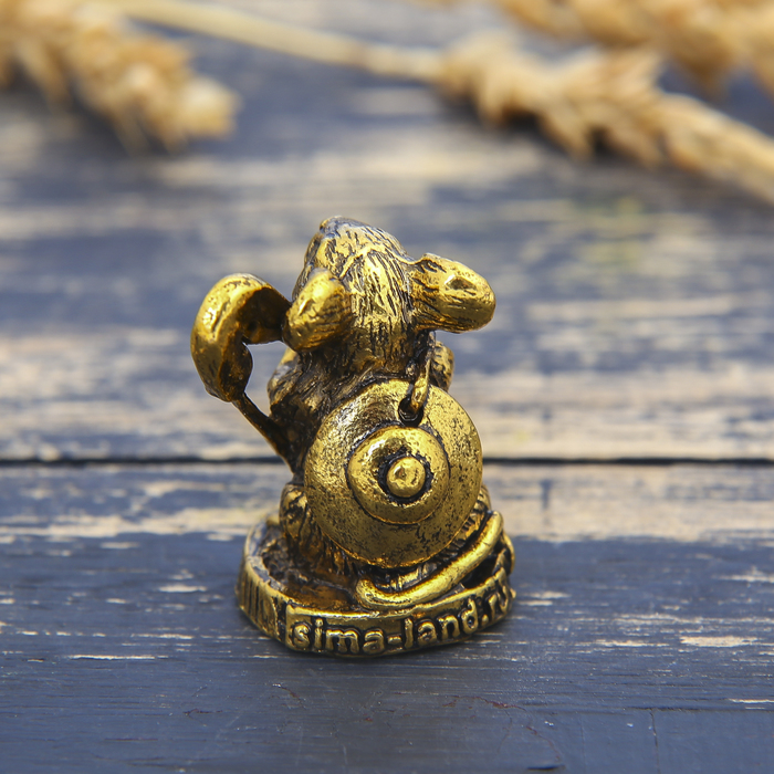Фигурка мышка "От сглаза", золото, 2,4 х 3,2 см