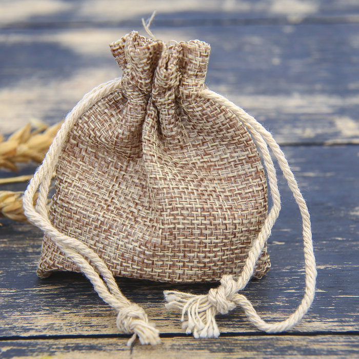 Фигурка мышка "Счастья и любви" в мешочке, латунь, 3,5 х 3,1 см