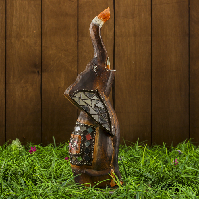 Сувенир дерево "Слоник счастье" 10х5х30 см