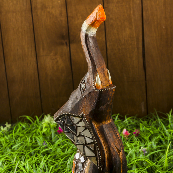 Сувенир дерево "Слоник счастье" 10х5х30 см