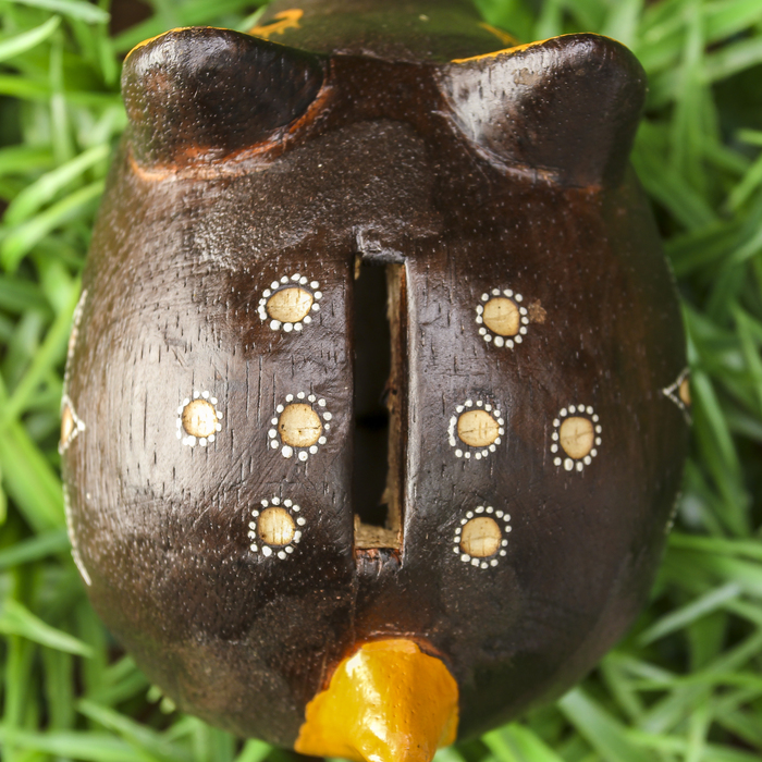 Сувенир "Копилка-свинка в цветочек" 10х8х10 см