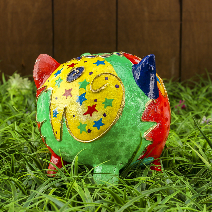 Сувенир "Копилка-свинка красочная" 13х10х12 см МИКС