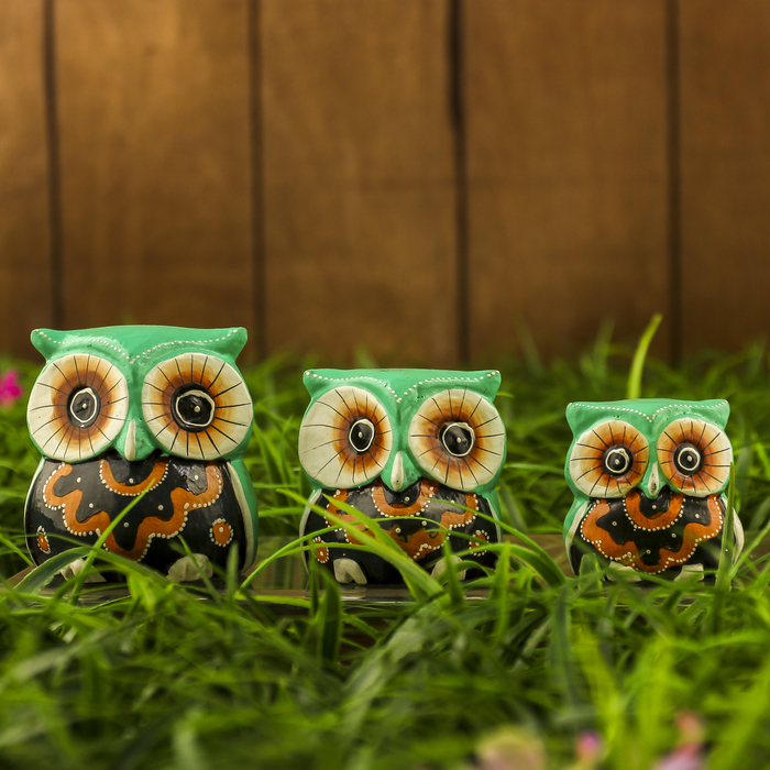 Набор сувенирный "Совушки цветные"(4,5,6) 16х6х5 см