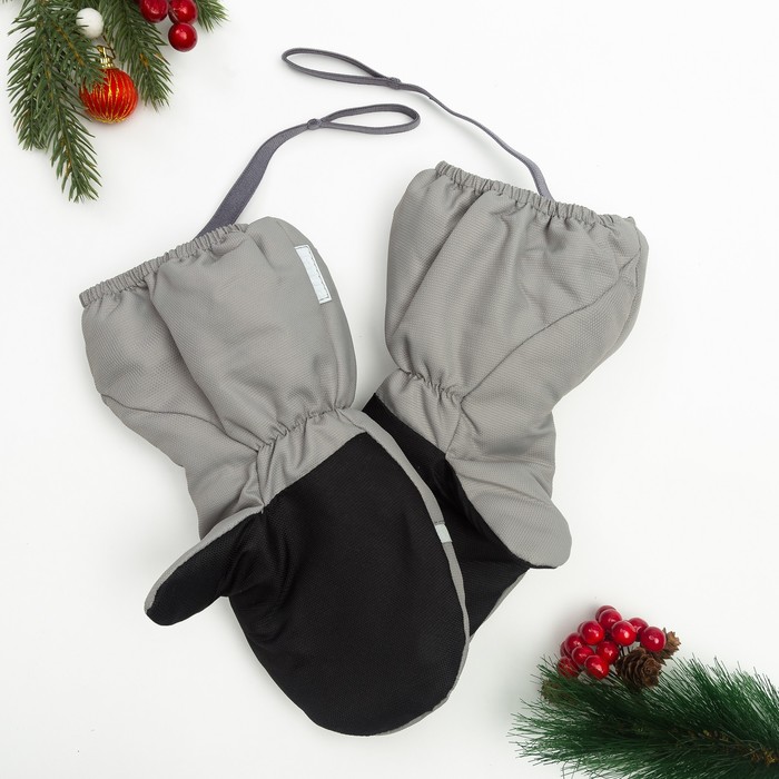 Рукавицы Эмбер, 6 лет ,цвет серый, 90814-81