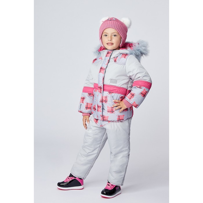 Комплект для девочки МУР-МУР, цвет жемчужный, рост 104 см
