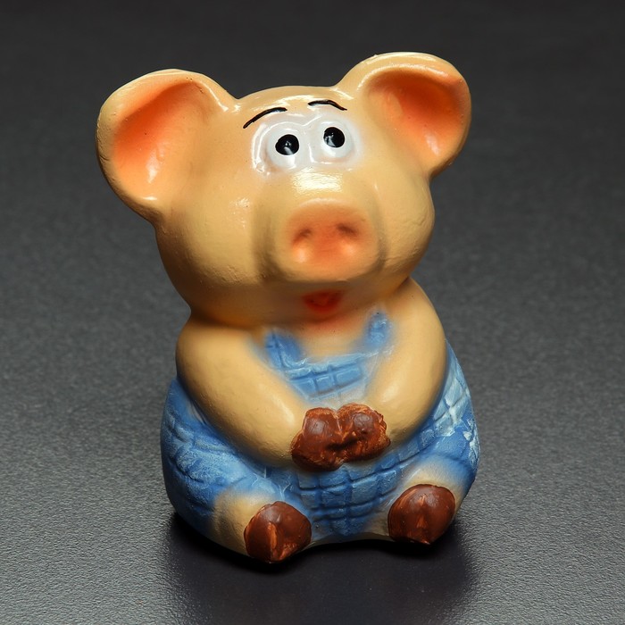 Копилка "Поросенок-мальчик" 12х9см