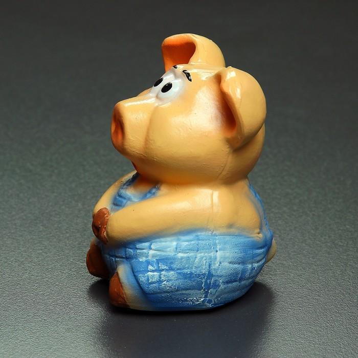 Копилка "Поросенок-мальчик" 12х9см