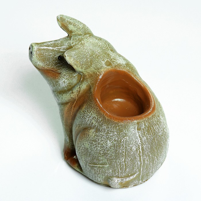 Подсвечник "Свинка" 13х15х10см