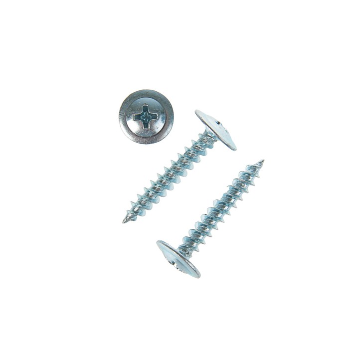 Саморез с прессшайбой, 4.2х25 мм, острый, цинк, 9500 шт.