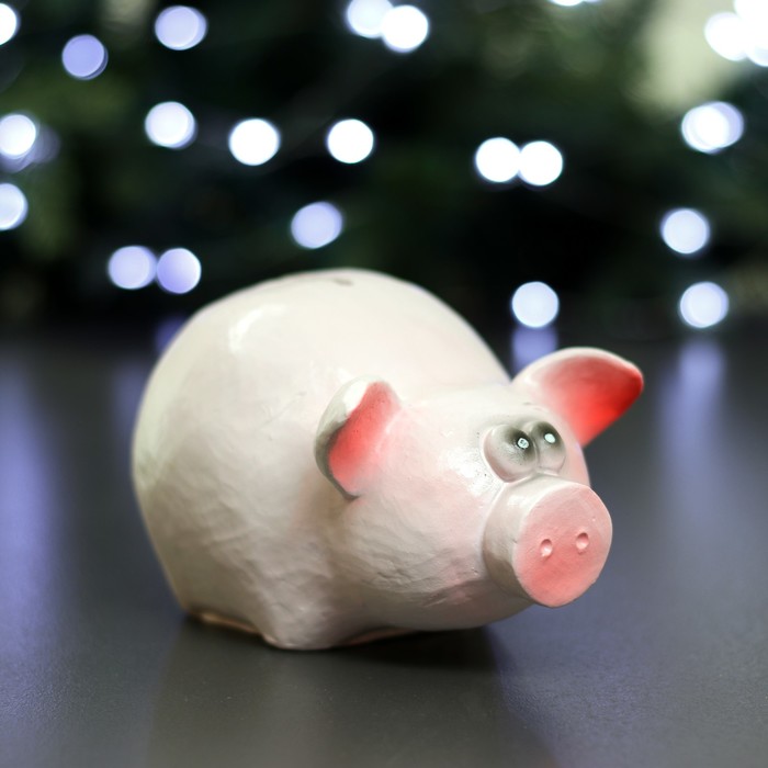 Поросенок "Малый" 15х10см розовый