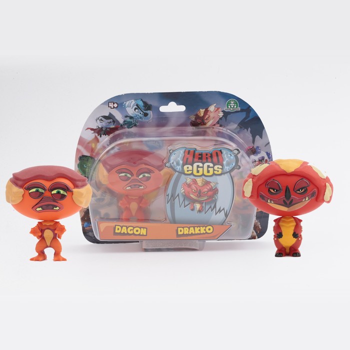 Набор фигурок Hero EGGS "Дракон и Монстр лагуны"