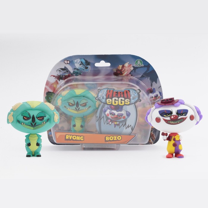 Набор фигурок Hero EGGS "Клоун и Дракон"