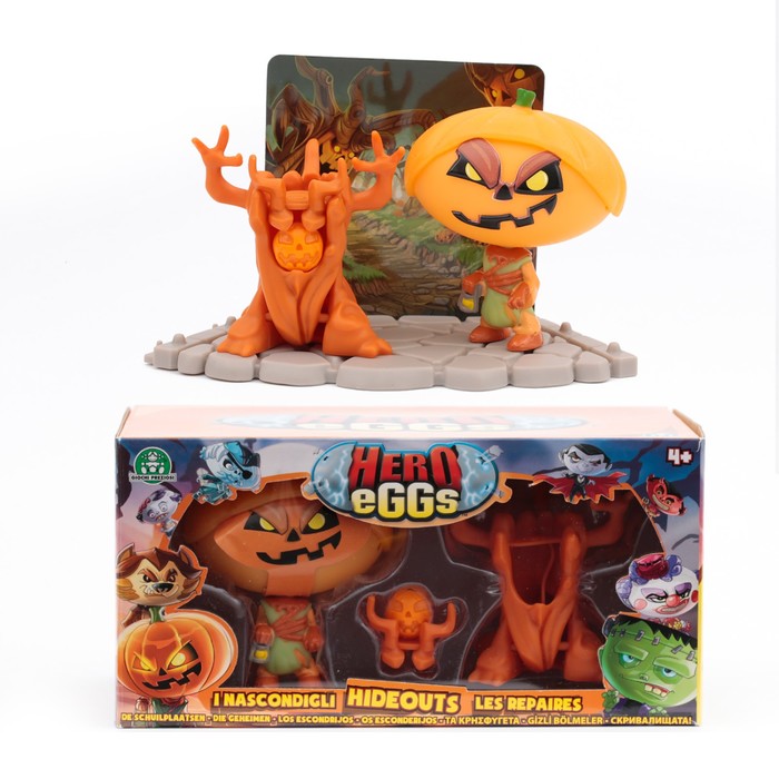 Фигурка Hero EGGS "Джек тыквенная голова" с игровым полем и аксессуарами