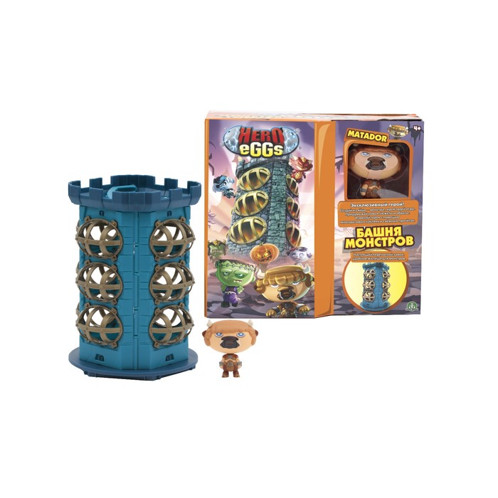 Набор фигурок Hero EGGS "Яйцеголовые монстры. Башня"
