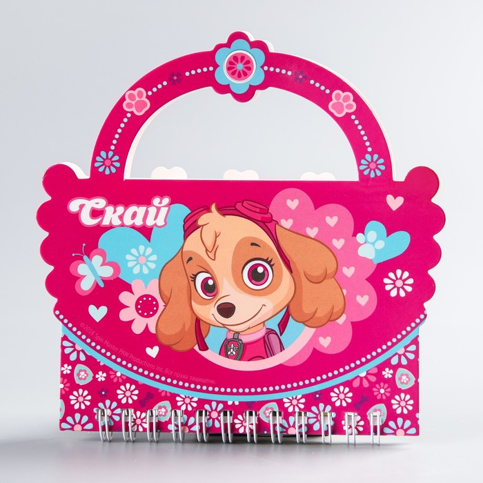Блокнот-сумочка "Девчонки рулят", PAW PATROL