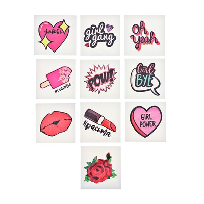 Наклейки стикеры «Нашивки», 7 × 7 см