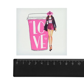 

Наклейки стикеры Girls power, 7 × 7 см