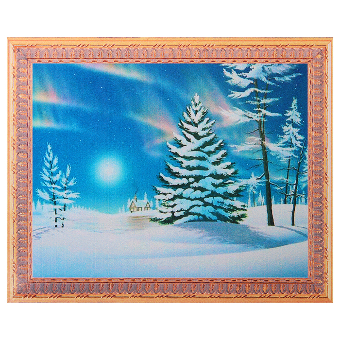 Картина стразами "Северный пейзаж" 50х40 см