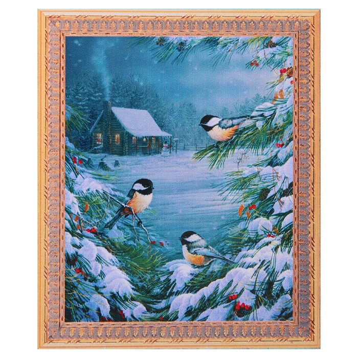 Картина стразами "Весницы зимы" 40х50 см