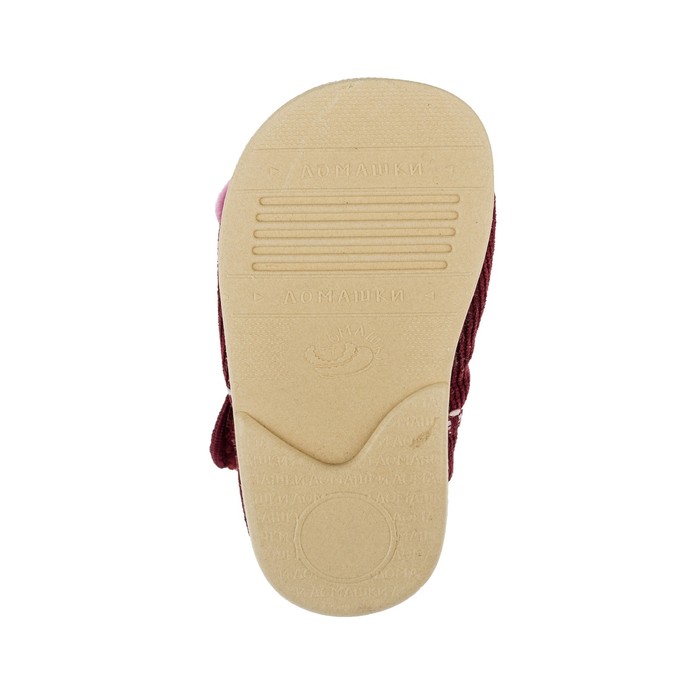 Туфли детские арт. 151-1в18 (бордовый) (р. 19,5) (12 см)