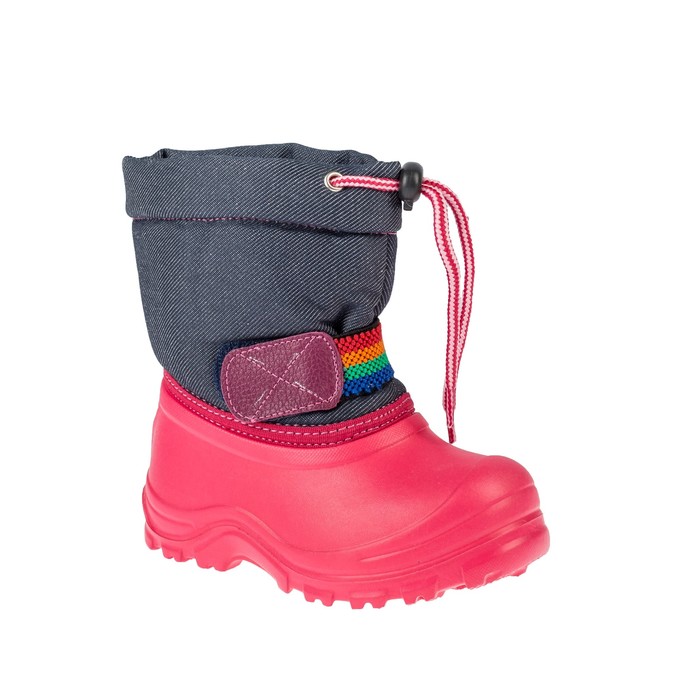 Сапоги детские арт. 17-061-13 (серый/розовый) (р. 28/29)