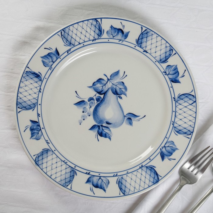 Сервиз столовый 24 предмета "Гжельские мотивы"